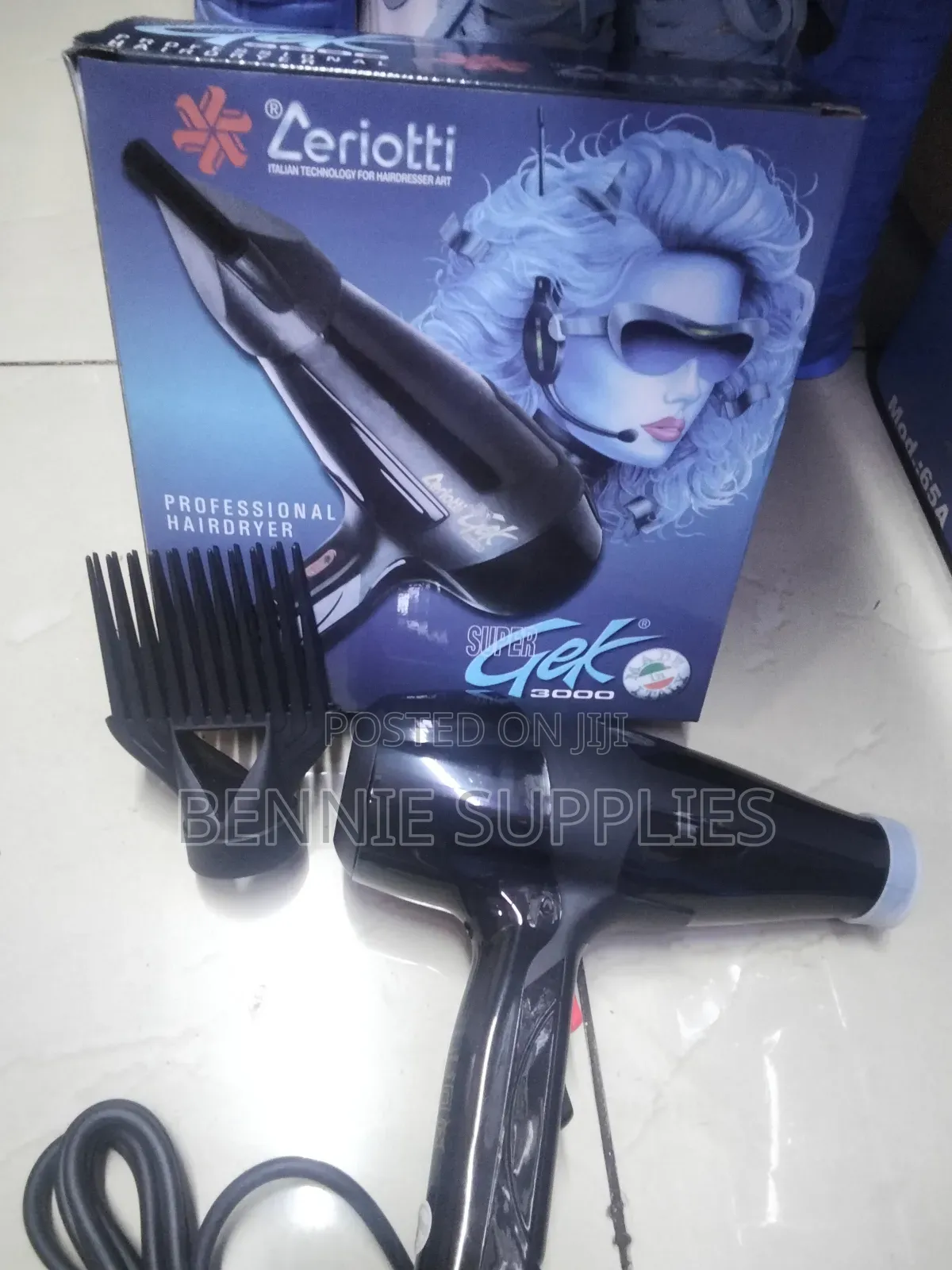 3000watts Gek Blue Blowdry /Cerrioti Blowdrly Machine