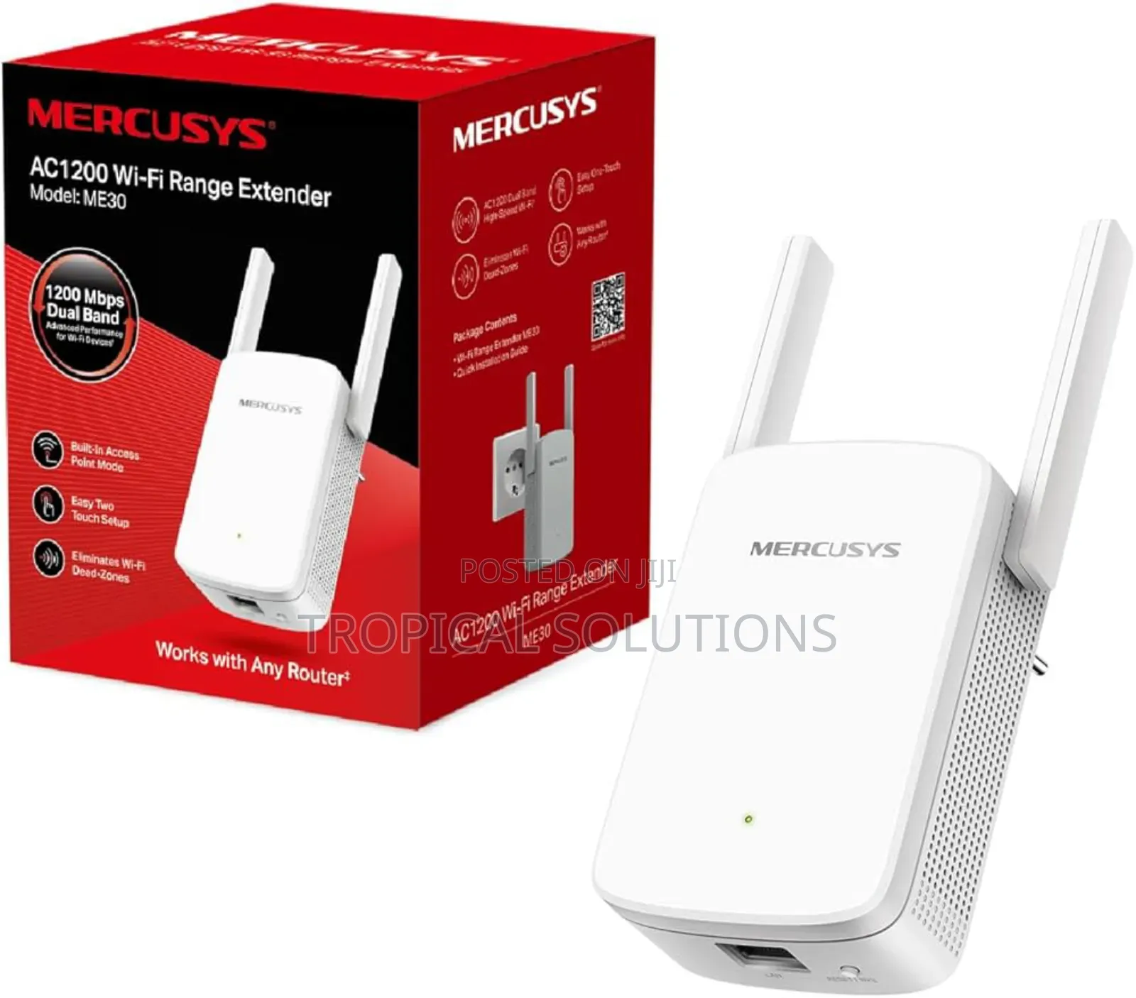 Mercusys Me30 Ac1200 Wifi Range Extender