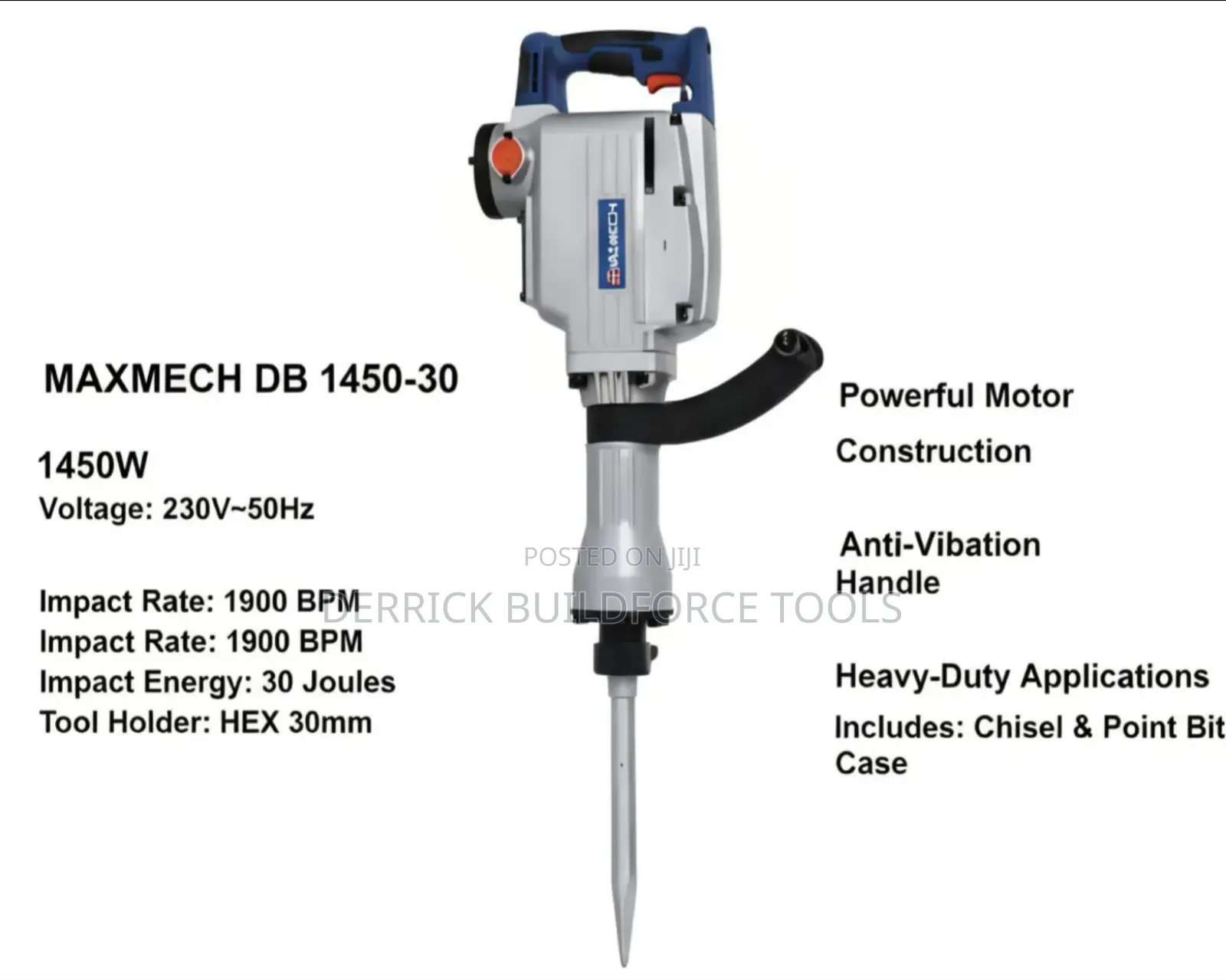 Quality Maxmech Heavy Duty Demolition Breaker