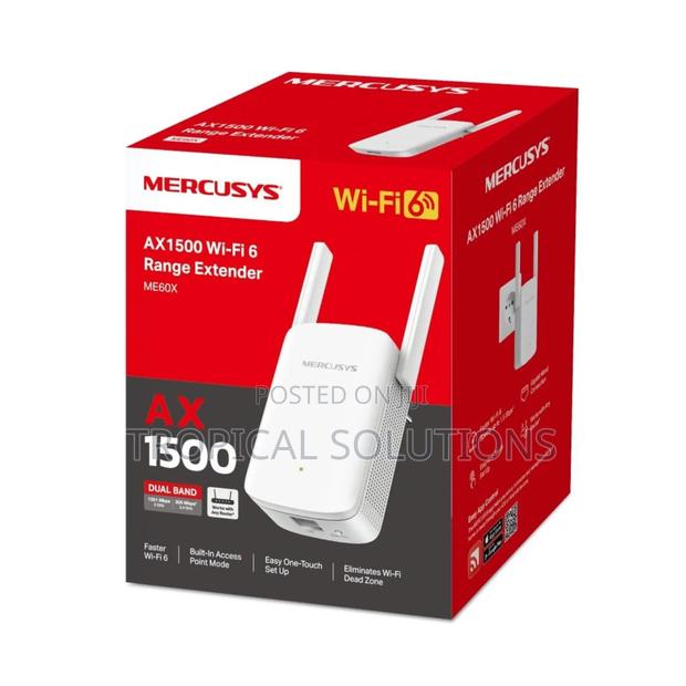 Mercusys Me60x Ax1500 Wifi 6 Range Extender - thumbnail 3