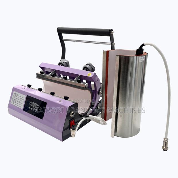 Manual Grade Sublimation Heat Press Machine - Tumblers Mugs Bottles - main view