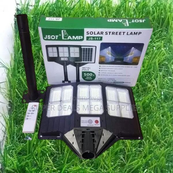 Jsot 500w Solar Street Light Outdoor Security With Wide Beam Design