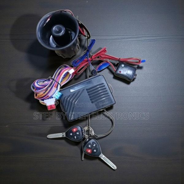 Easy Setup Vehicle Security Alarm Completekit With Flip Keys and Siren