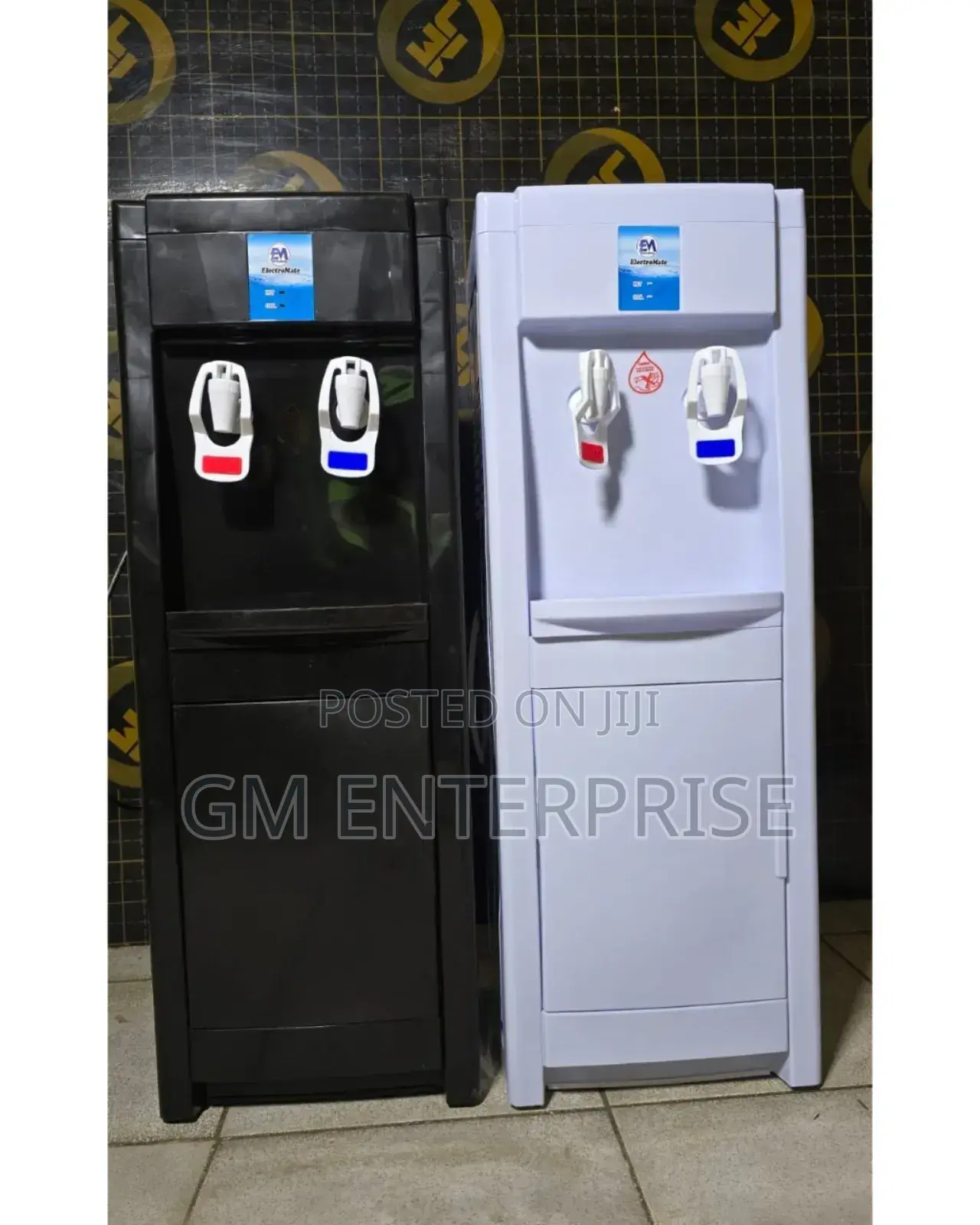 White and Black Electromate Water Dispenser