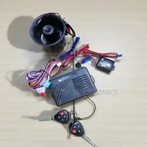 Advanced Latest Vehicle Anti-Theft Burglar Alarm Kit With Two Remotes