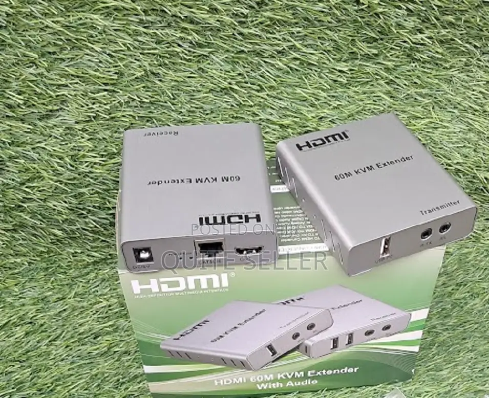 Hdmi 60m KVM Extender Cat 6 Cable With Audio