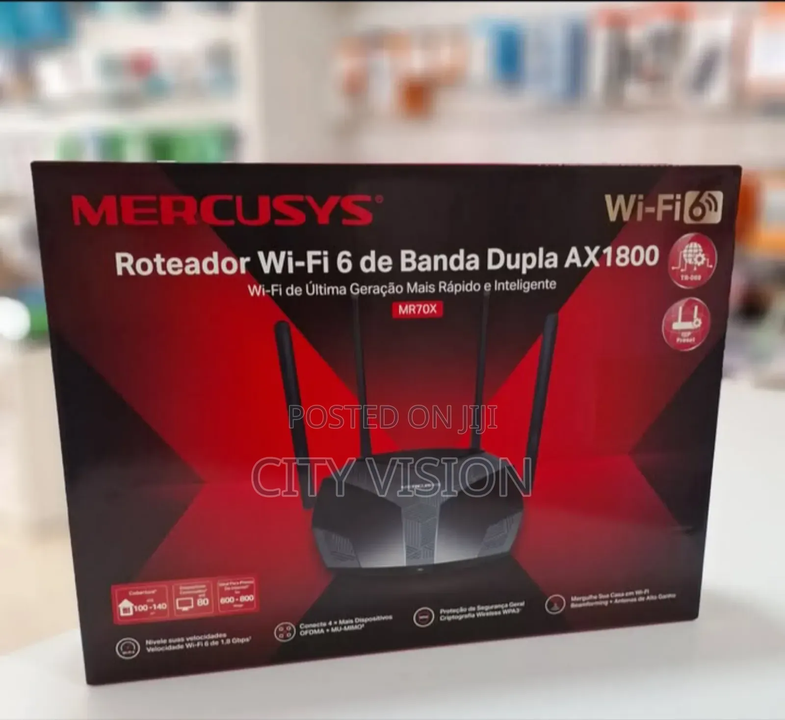 Mercusys Mr70x Ax1800 Dual Band Wifi 6 Router