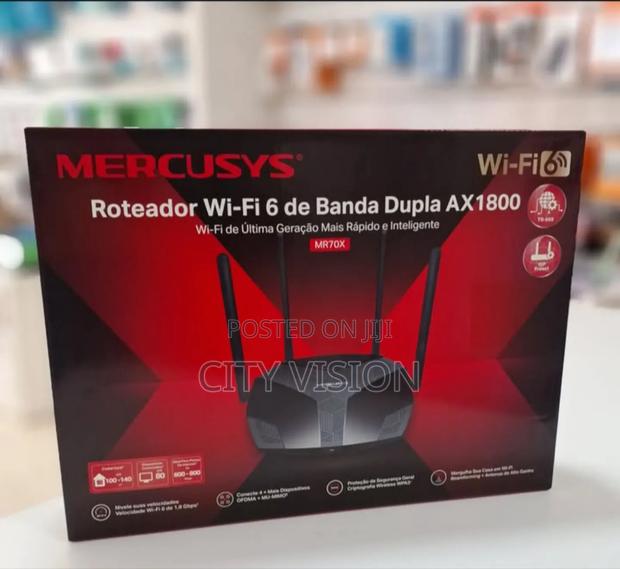 Mercusys Mr70x Ax1800 Dual Band Wifi 6 Router - main view
