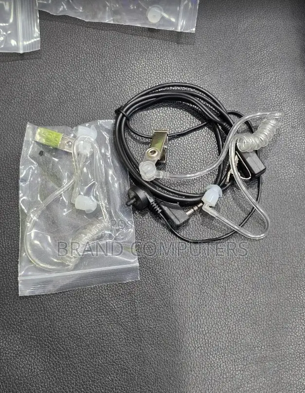 2 Pin Fbi Air Tube Ear-Hook Earpiece Earphone