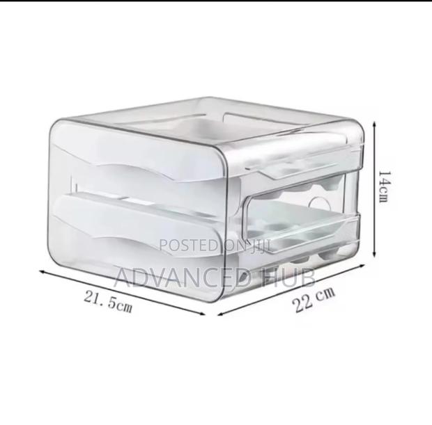Double Layer Acrylic Egg Storage Tray - thumbnail 3
