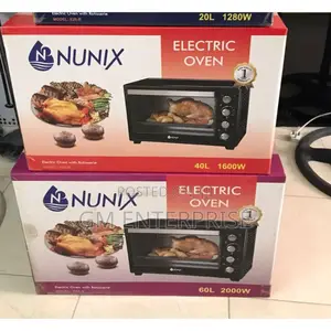 Nunix 4 Knob Settings 40 Litres Electric Rotisserie Oven