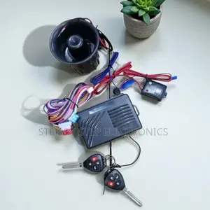 Advanced High Tech Car Protection Alarm Kit With Two Flip Key Remotes