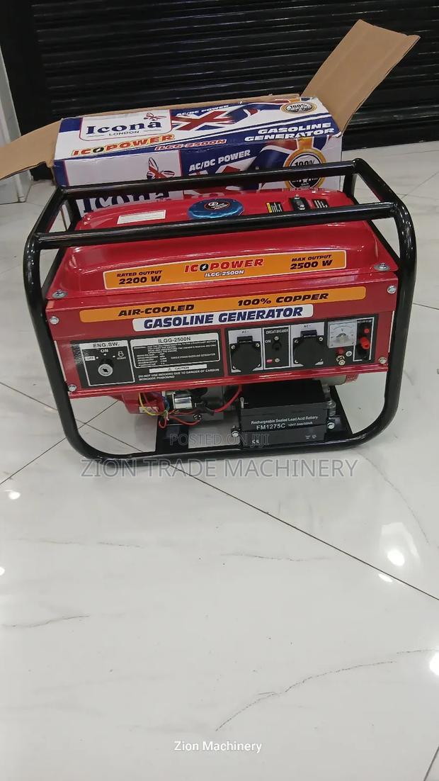 Icona 2.5kva Petrol Generator - main view