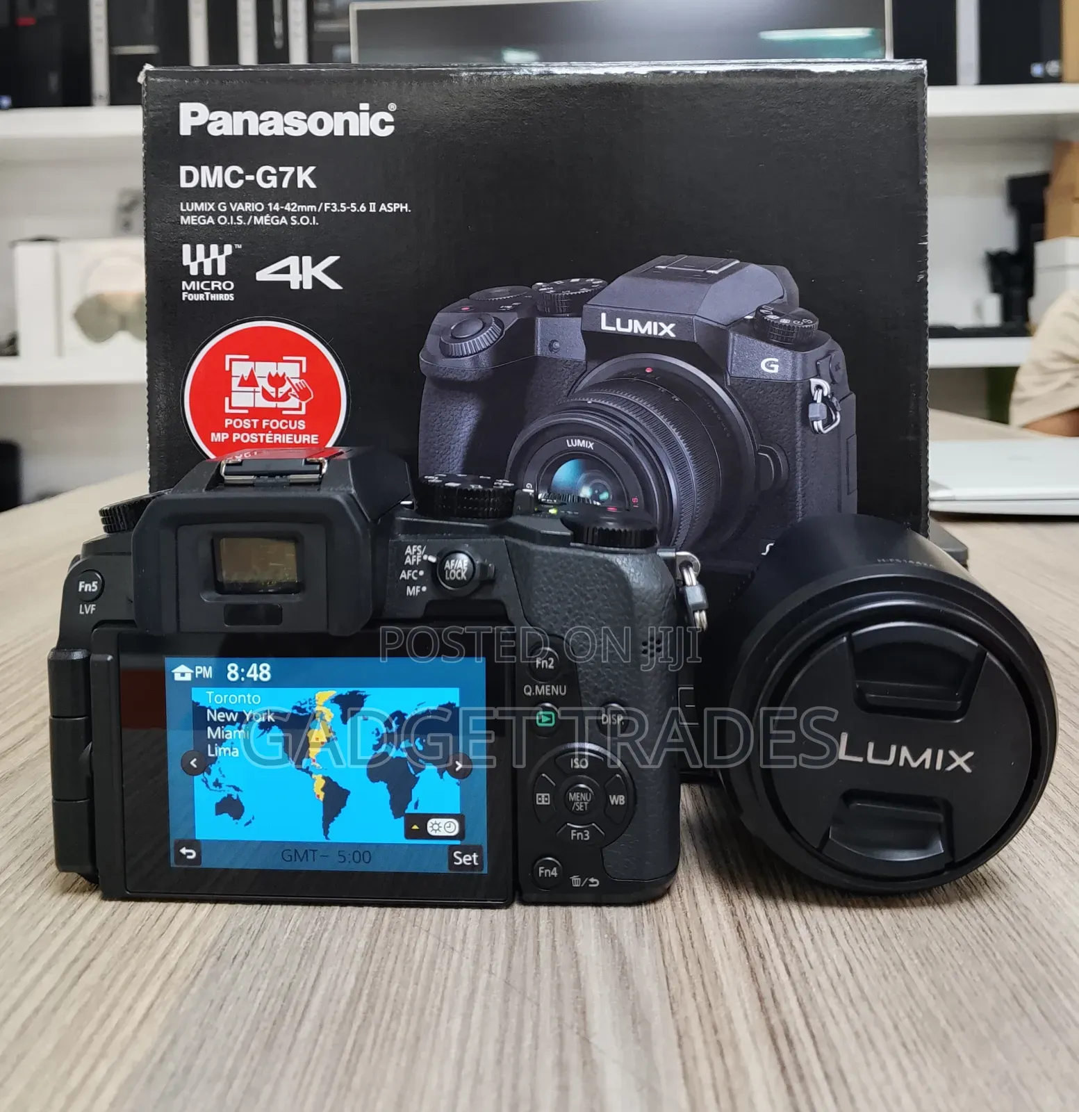 Panasonic Lumix G7 Mirrorless Camera With 14-42mm Lens (Black)
