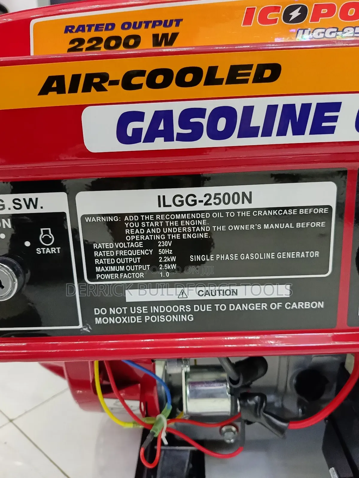 Icona England 2.5kw Keystart Gasoline Generator