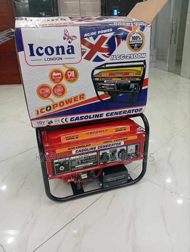 2.5kva Icona Air-Cooled Gasoline Generator With Key Start - main view