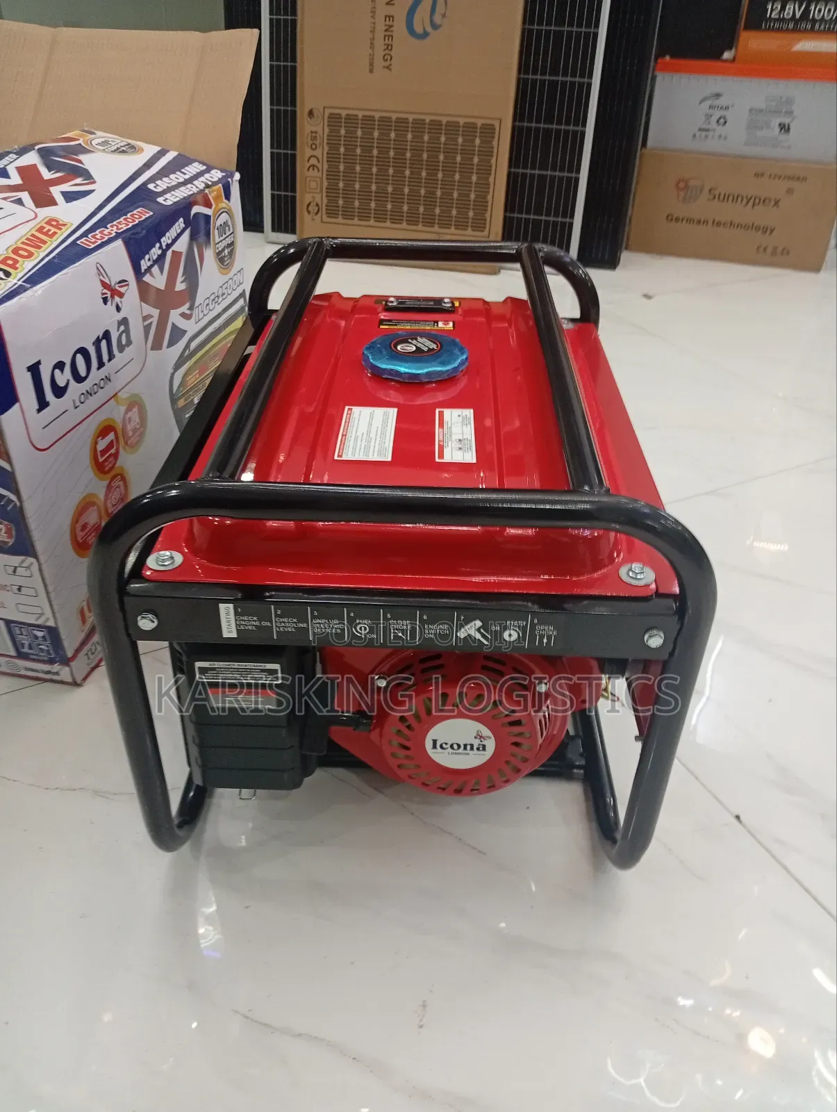 2.5kva Icona Air-Cooled Gasoline Generator With Key Start