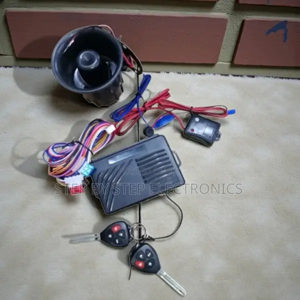 Low Priced Advanced Car Burglar Alarm System Kit With Flip Key Remotes