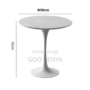 Home Table; Side Table With Marble Top for Living Room or Balcony