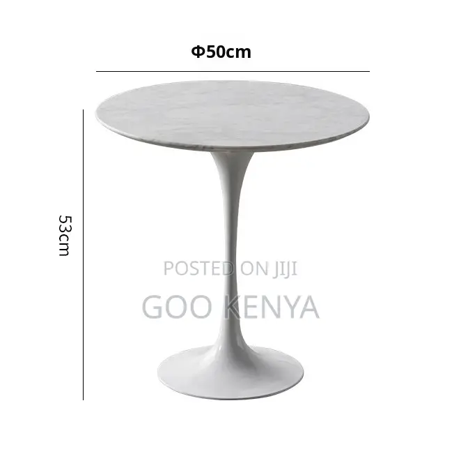 Home Table; Side Table With Marble Top for Living Room or Balcony