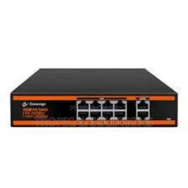 Secureye 4 Port Fast Ethernet Poe Switch+ 2fe Uplink - main view
