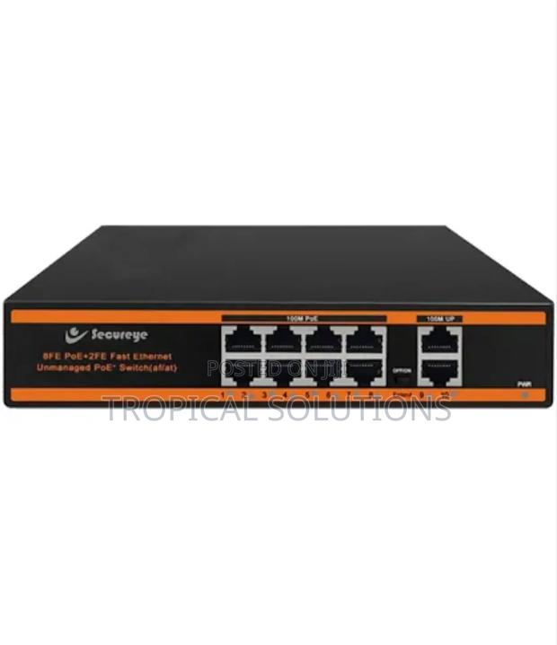 Secureye 4 Port Fast Ethernet Poe Switch+ 2fe Uplink - thumbnail 2