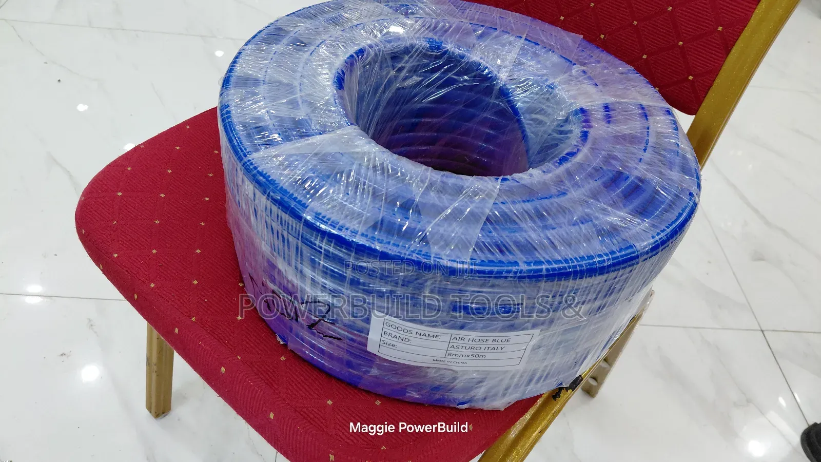 Asturo 8mm By 50metres Blue Compressor Pipe
