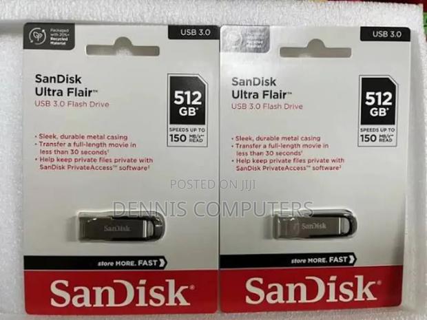 Original Sandisk Ultra Flair Usb 3.0 Flash Drive 512gb