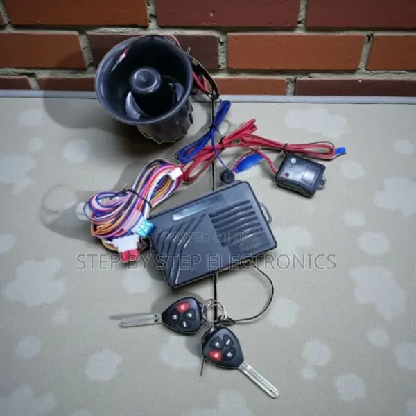 Intelligent Car Alarm and Security System Kit With Flip Key Functio