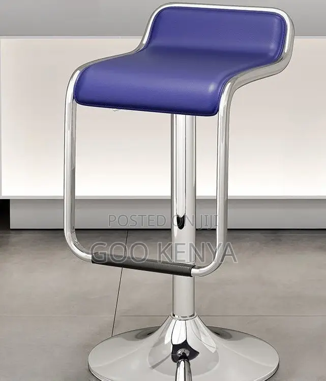 Home Stool; Adjustable Metal Counter Stool With Seat and Swivel Base