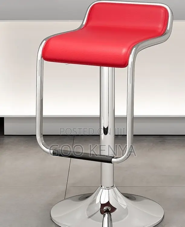 Home Stool; Adjustable Metal Counter Stool With Seat and Swivel Base