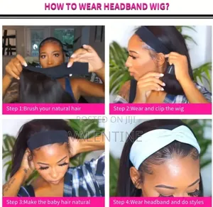 Headband Wig Short Bob Wigs