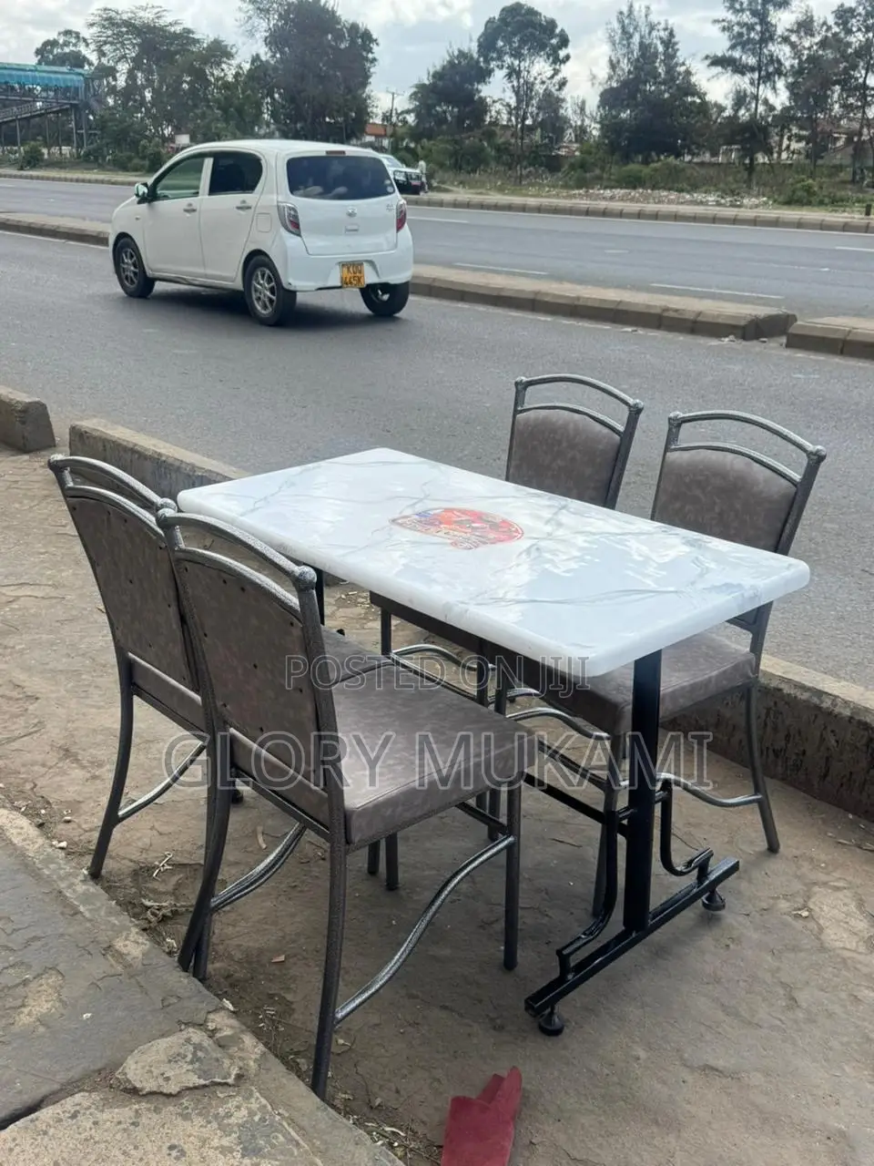 Grey Coated Restaurant Chairs