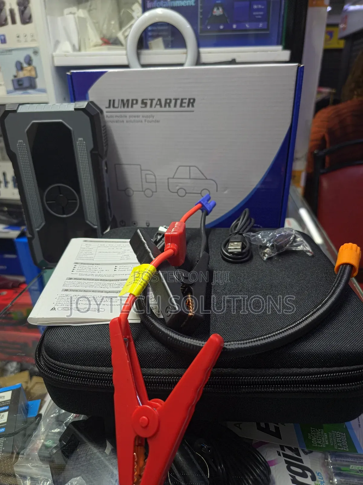 Car Jump Starter,12v 8-in-1 Jump Starter Battery Pack