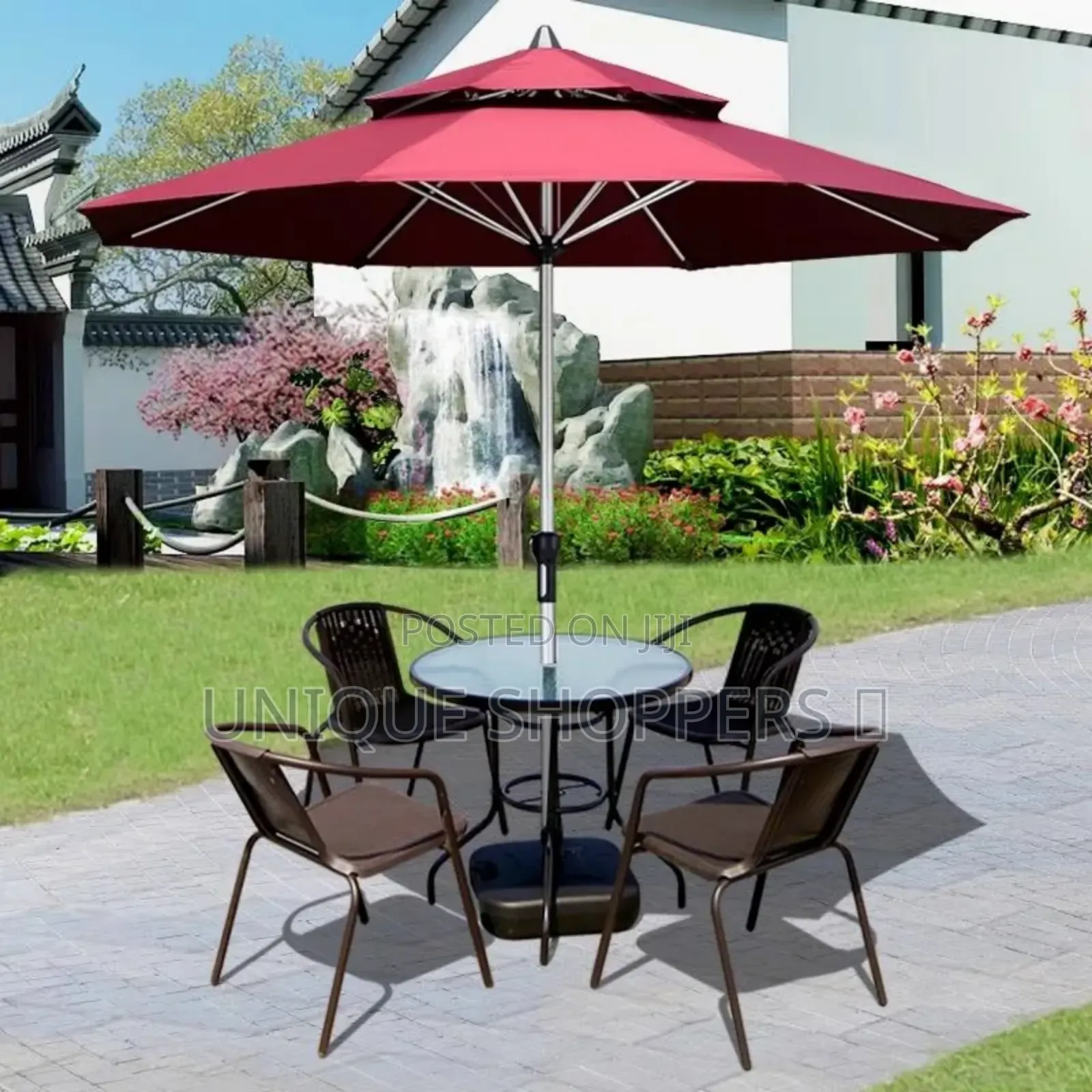 3m Parasol Replaceable Cloth Garden Umbrella