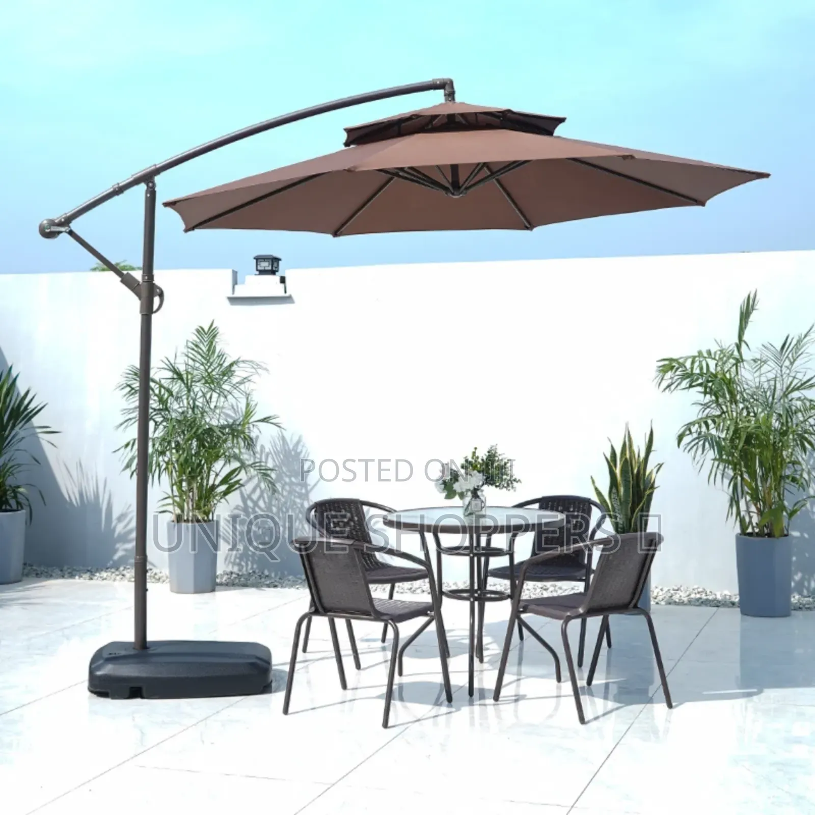 3m Parasol Replaceable Cloth Garden Umbrella