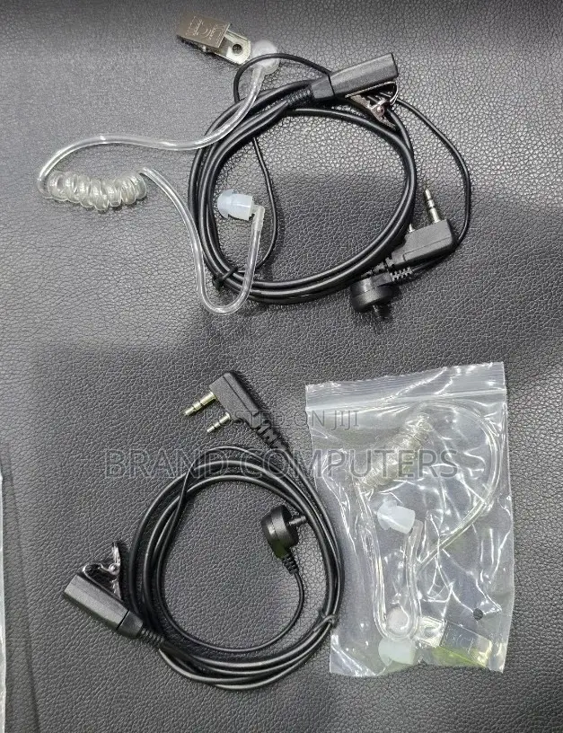 Clear Tube Walkie Talkie Earphones