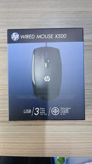 Hp X500 Wired Usb Optical Mouse