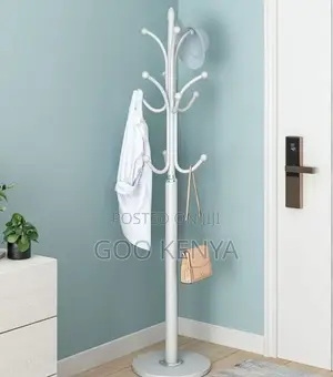 Home Hanger; Modern Floor Stand High-Quality Marble Base Metal Rack
