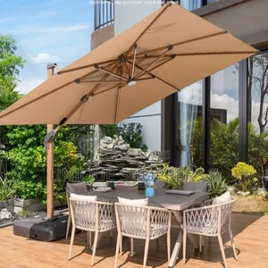 High Quality 3m High Quality Canvas Outdoor Umbrella