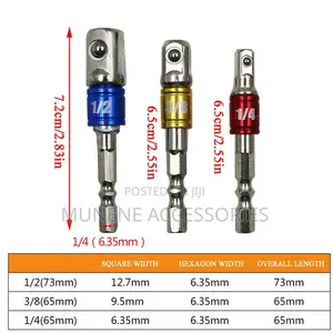 Angle Screwdriver Set Adapter Drill Bit Angle Tool 1/4inch Hex Socket