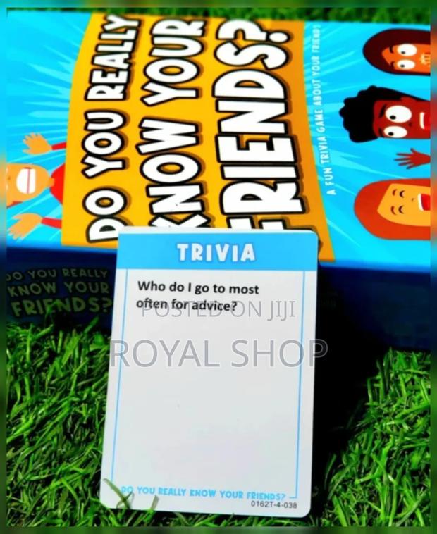 Friend Card Game - main view