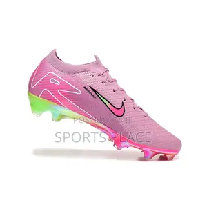 Nike Pink/Neon/White Air Zoom Fg Football Boots