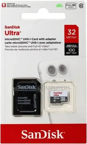 Sandisk Ultra Micro Sd Memory Card -32gb100mb/S