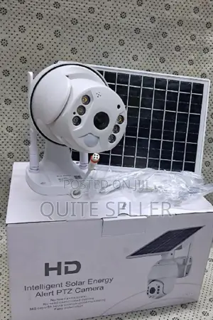 Single Lens Intelligent Solar PTZ Camera 4mp 4g Sim, Ubox CCTV Camera
