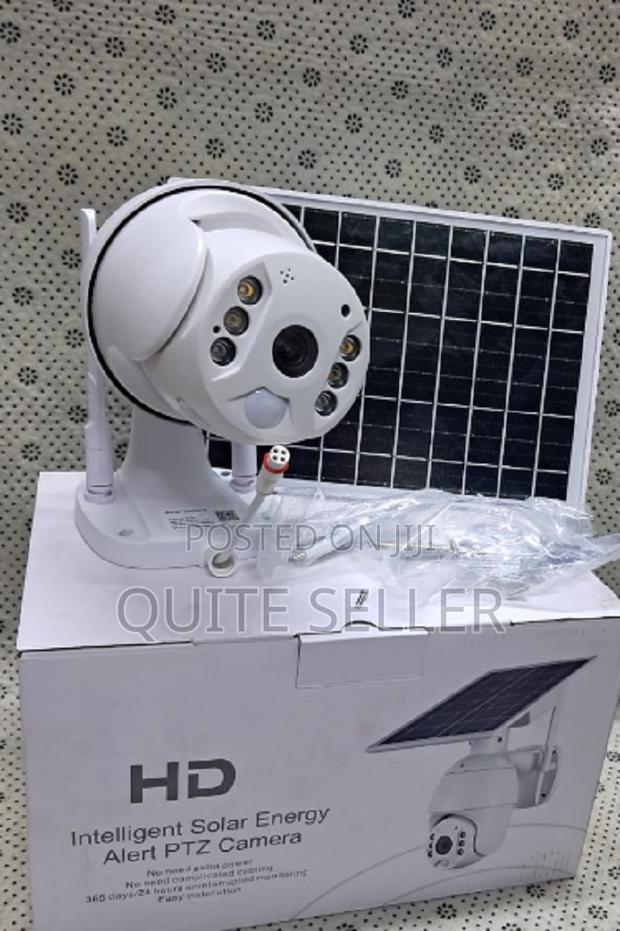 Single Lens Intelligent Solar PTZ Camera 4mp 4g Sim, Ubox CCTV Camera