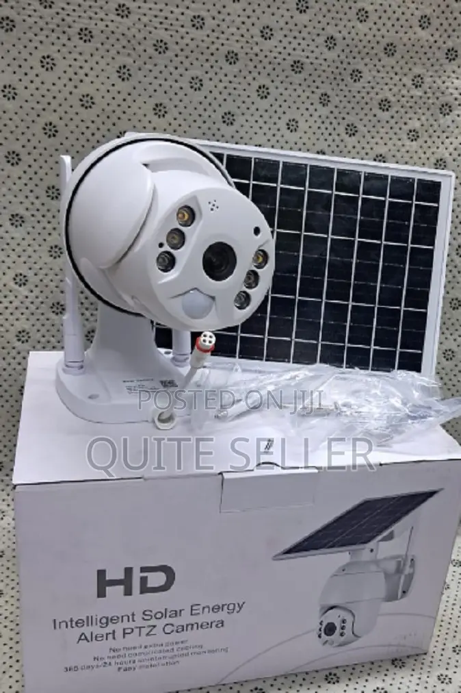 Single Lens Intelligent Solar PTZ Camera 4mp 4g Sim, Ubox CCTV Camera