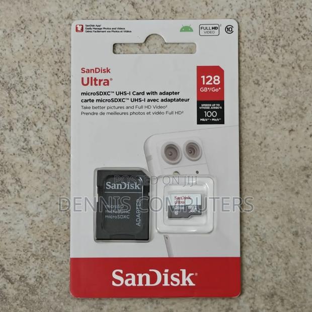 Sandisk Microsd Class 10 100mbps 128gb Without Adapter - thumbnail 2