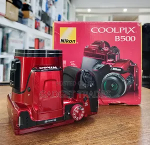 Nikon Coolpix B500 Digital Camera (Red)