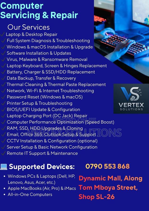 Computer Repair And Servicing - Laptops|Desktops|Playstation